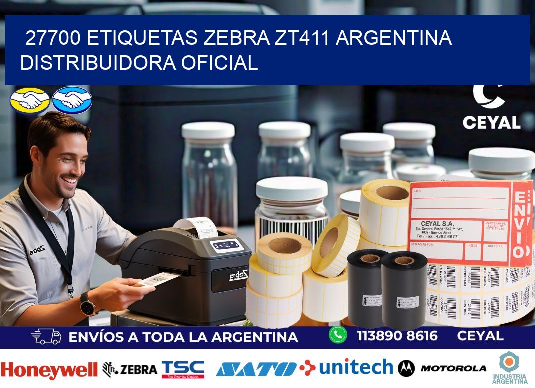27700 etiquetas zebra zt411 argentina DISTRIBUIDORA OFICIAL