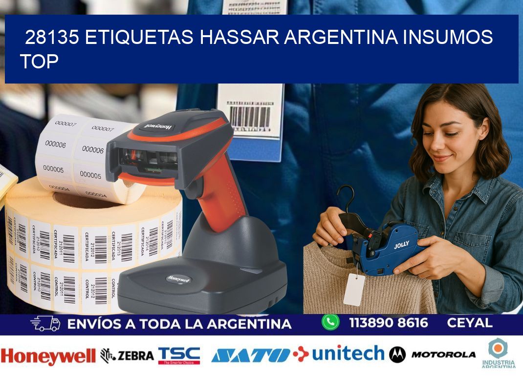 28135 etiquetas hassar argentina INSUMOS TOP