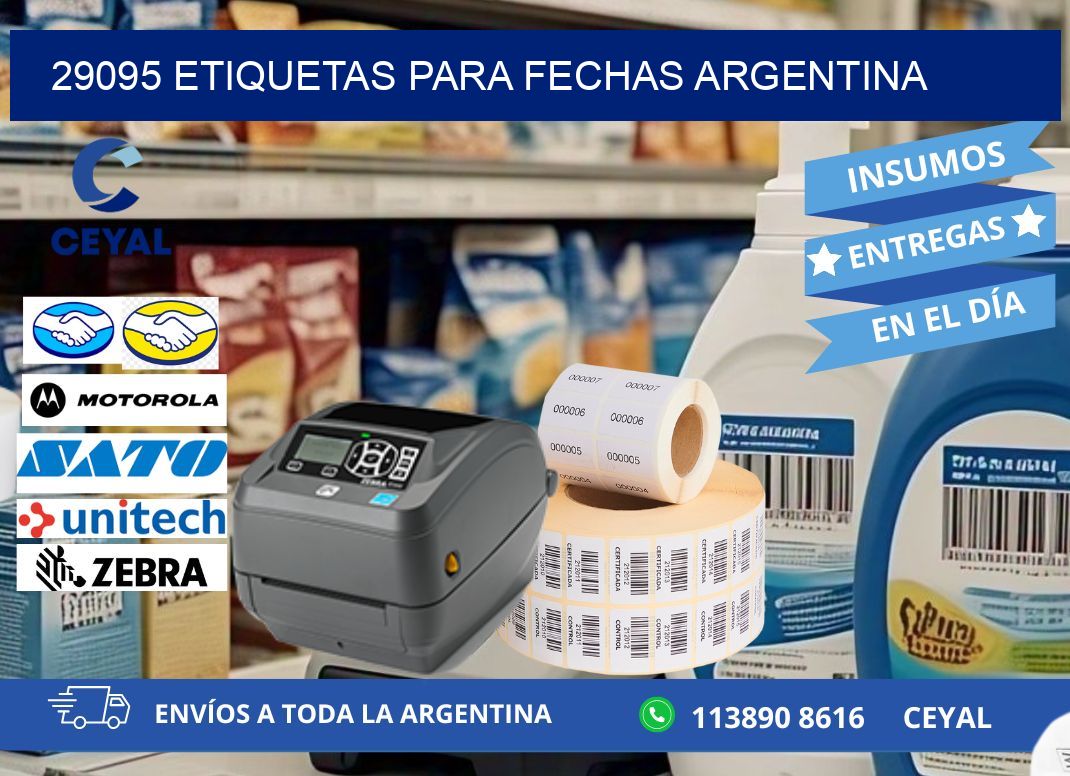 29095 ETIQUETAS PARA FECHAS ARGENTINA