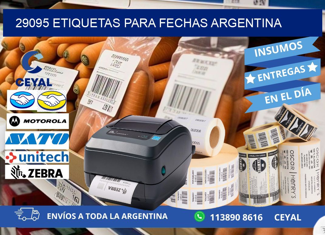 29095 ETIQUETAS PARA FECHAS ARGENTINA