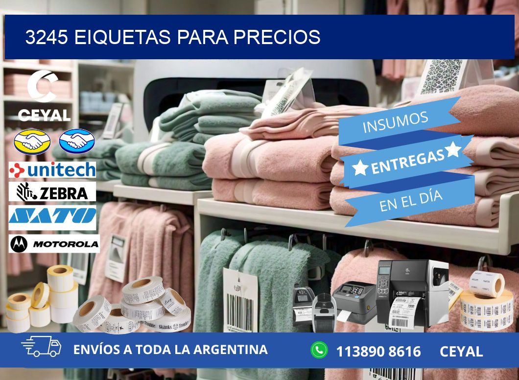 3245 EIQUETAS PARA PRECIOS