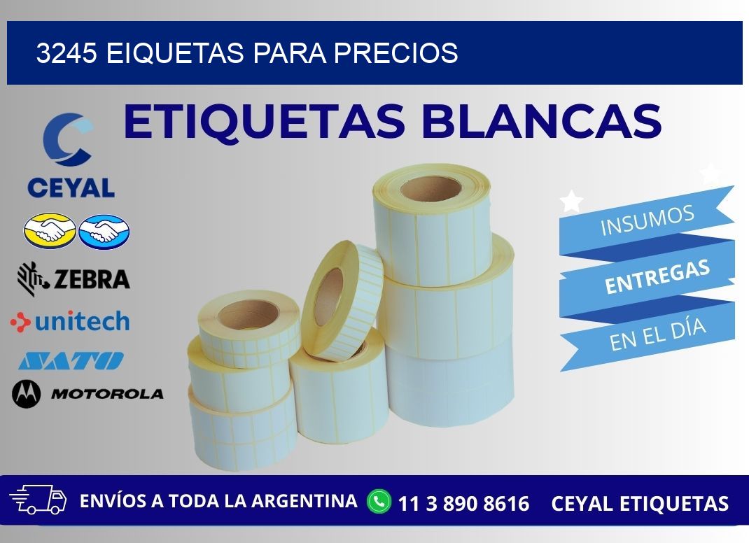 3245 EIQUETAS PARA PRECIOS