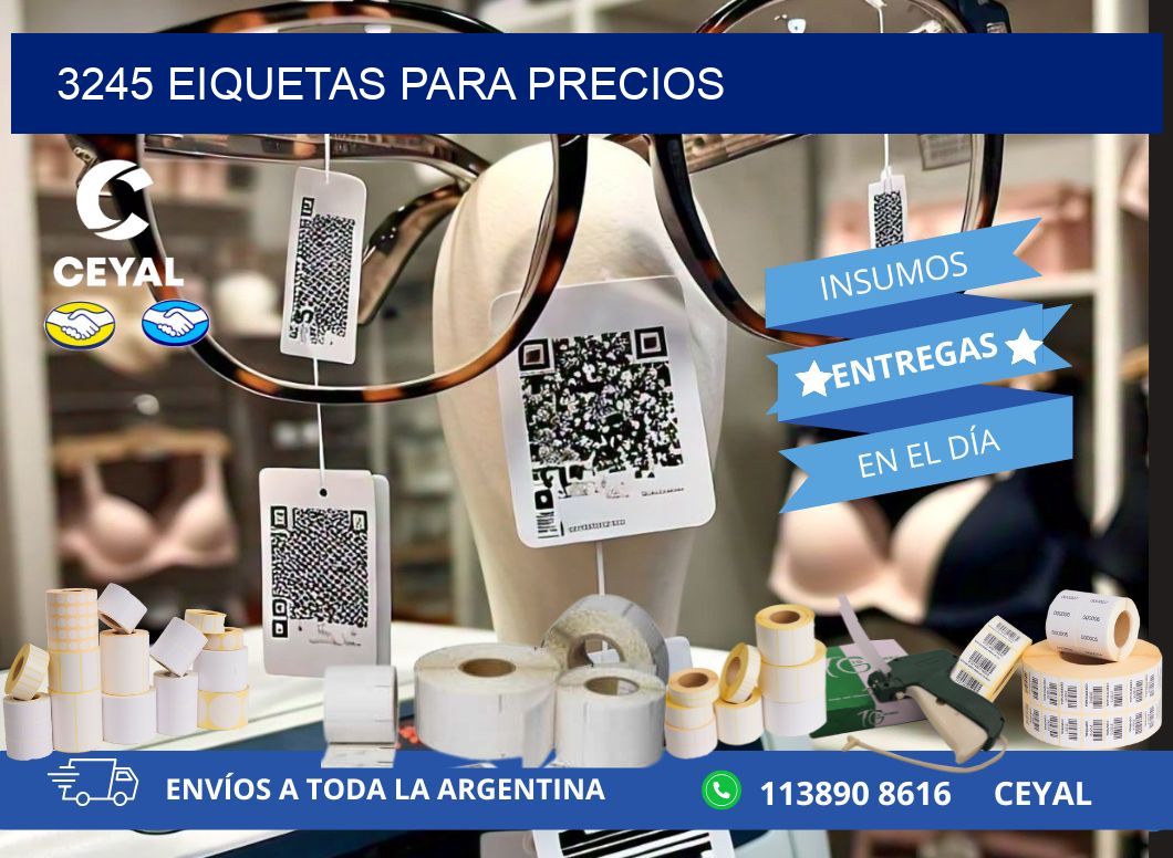 3245 EIQUETAS PARA PRECIOS