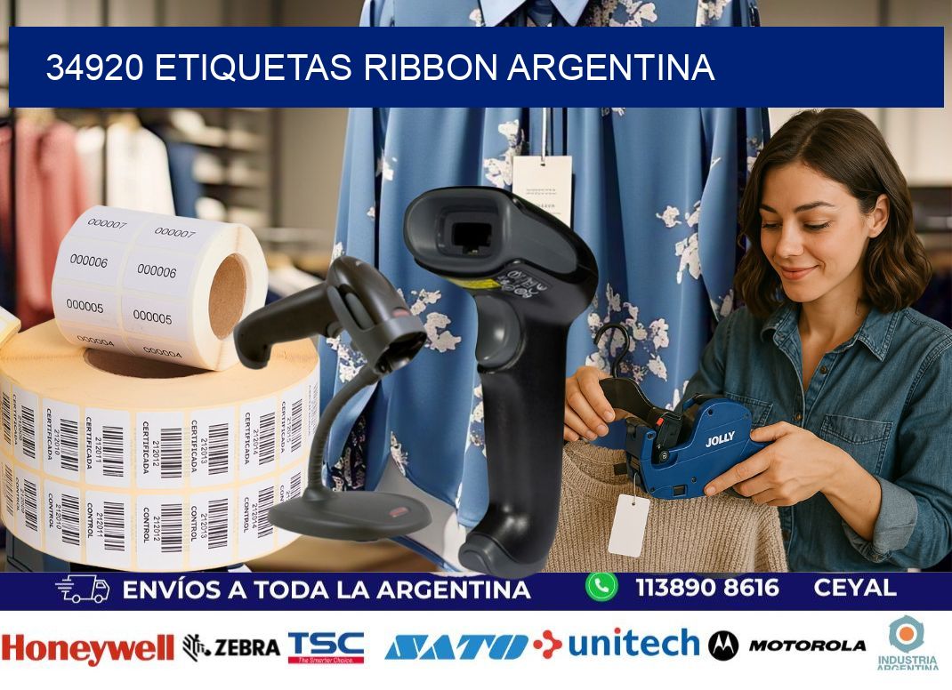 34920 etiquetas ribbon argentina
