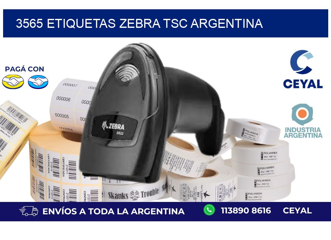 3565 etiquetas zebra tsc argentina