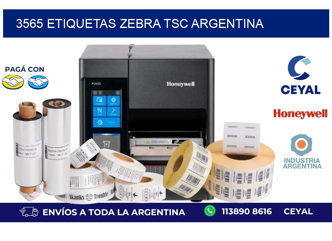 3565 etiquetas zebra tsc argentina