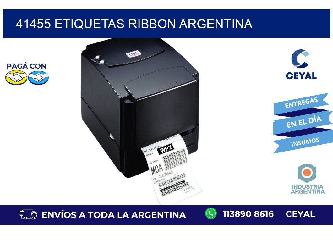 41455 etiquetas ribbon argentina