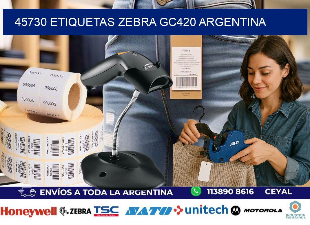 45730 etiquetas zebra gc420 argentina