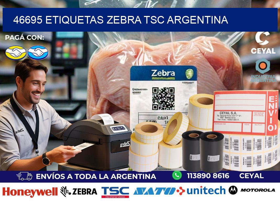 46695 etiquetas zebra tsc argentina