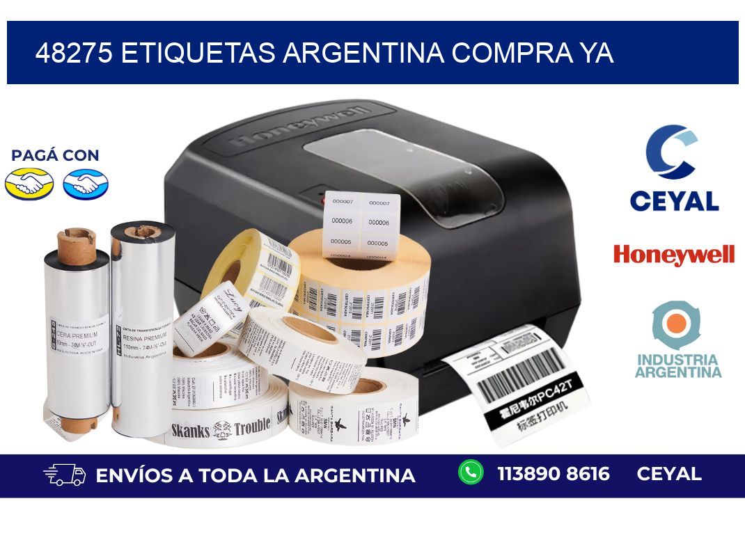 48275 etiquetas argentina COMPRA YA