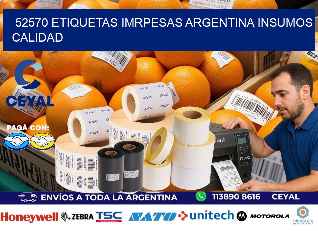 52570 etiquetas imrpesas argentina INSUMOS CALIDAD