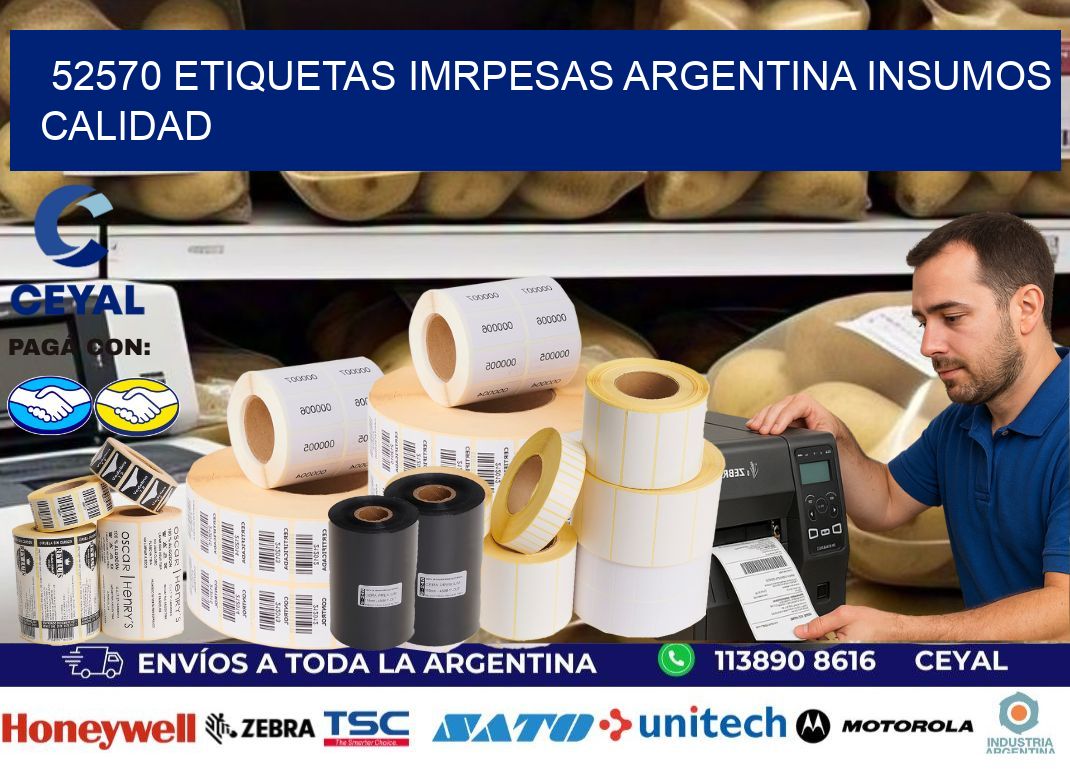 52570 etiquetas imrpesas argentina INSUMOS CALIDAD