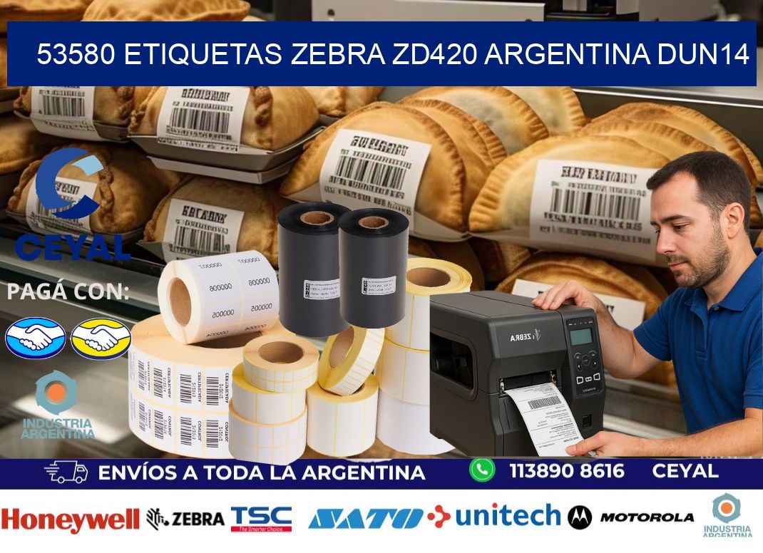 53580 etiquetas zebra zd420 argentina DUN14