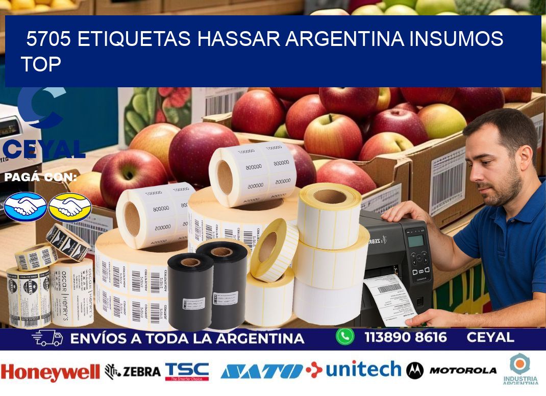5705 etiquetas hassar argentina INSUMOS TOP