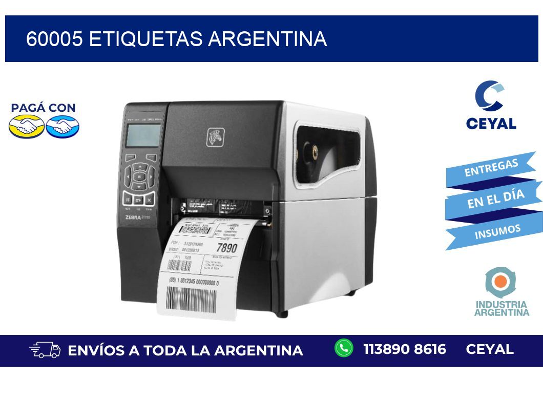 60005 etiquetas argentina