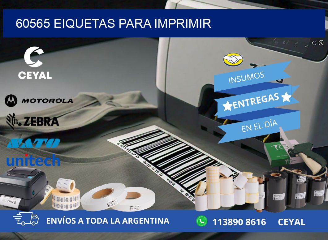 60565 EIQUETAS PARA IMPRIMIR