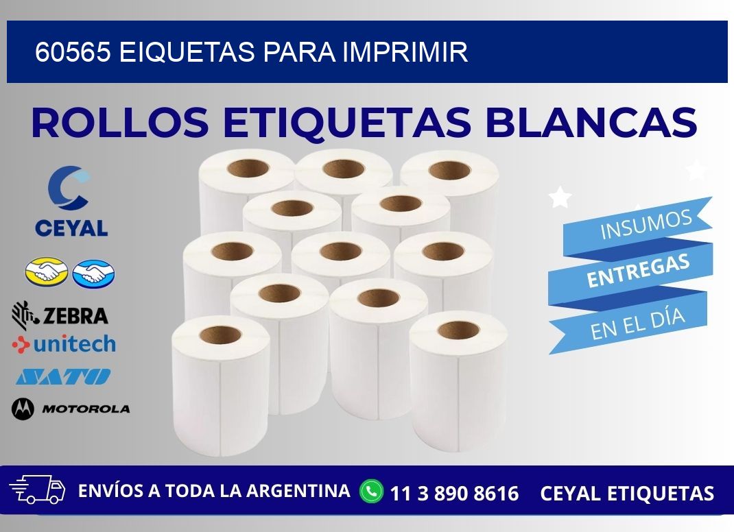 60565 EIQUETAS PARA IMPRIMIR