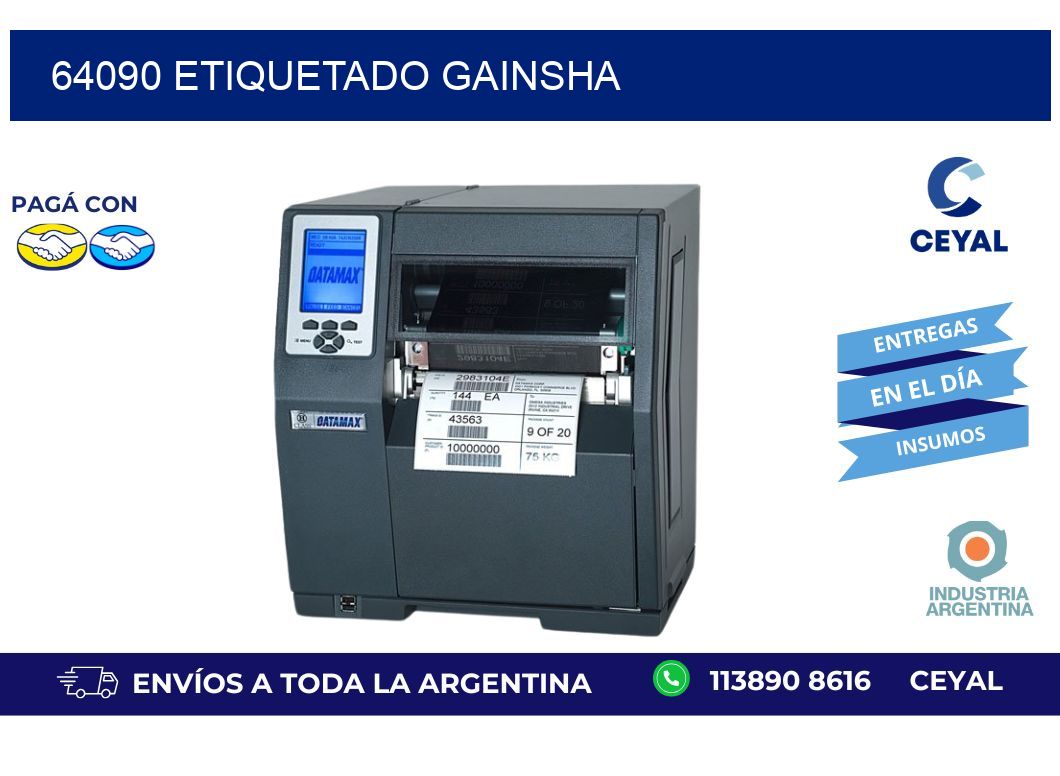 64090 ETIQUETADO GAINSHA