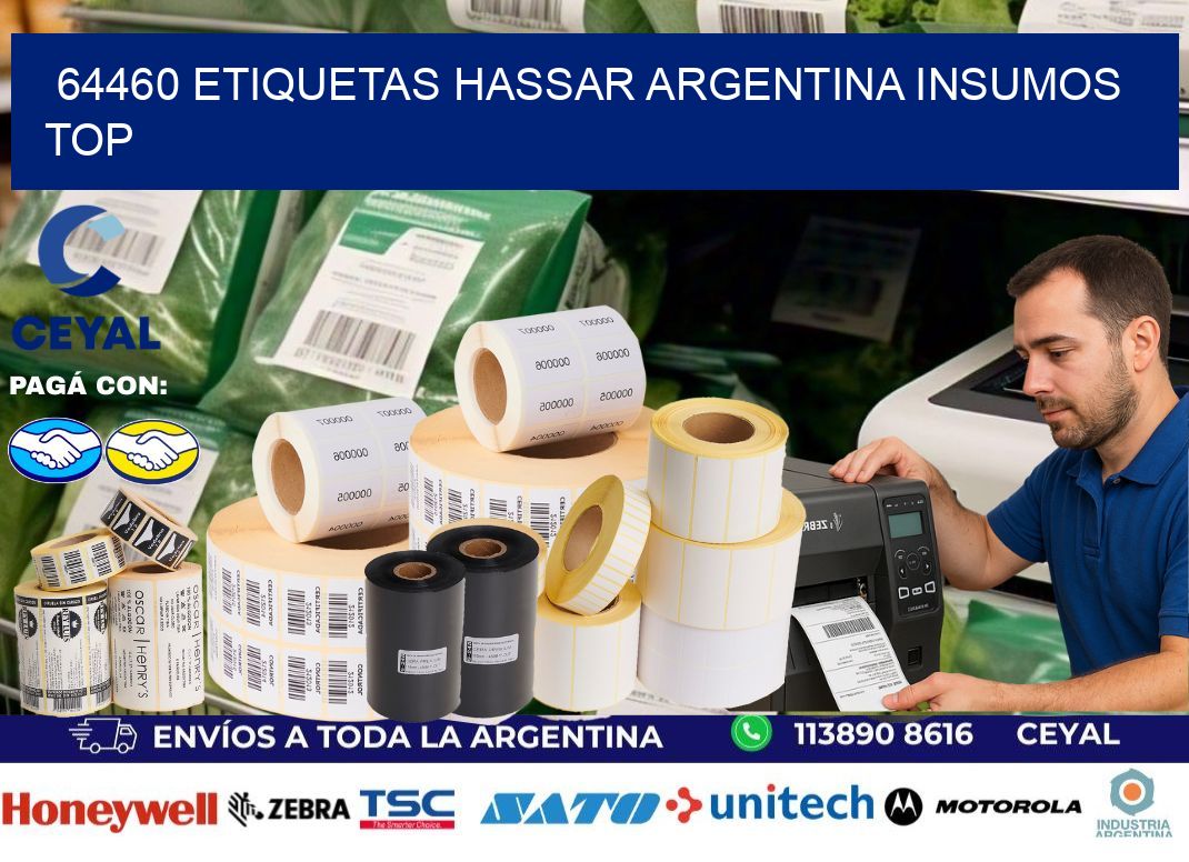 64460 etiquetas hassar argentina INSUMOS TOP