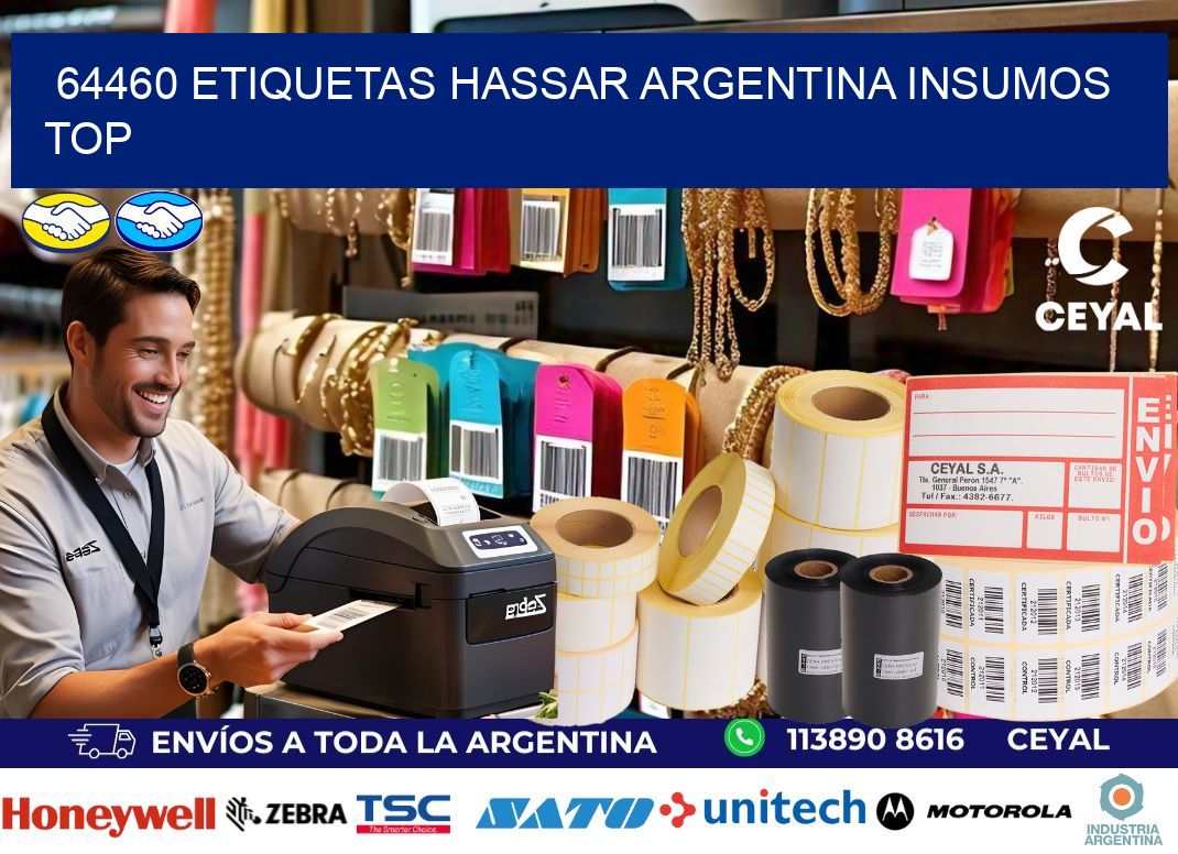 64460 etiquetas hassar argentina INSUMOS TOP