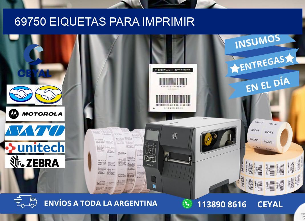 69750 EIQUETAS PARA IMPRIMIR