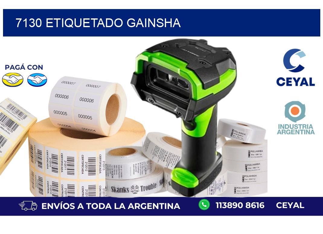 7130 ETIQUETADO GAINSHA