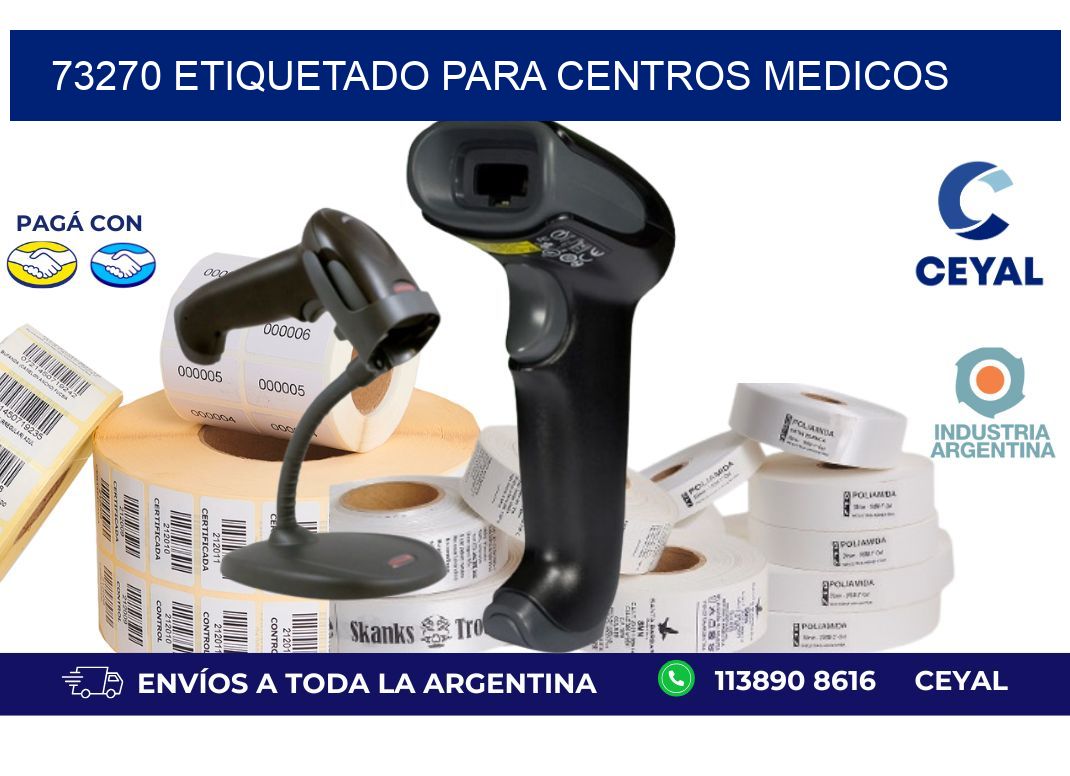 73270 ETIQUETADO PARA CENTROS MEDICOS