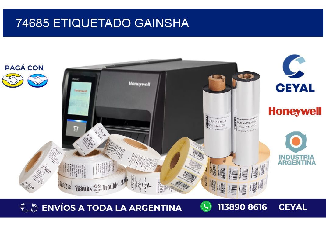 74685 ETIQUETADO GAINSHA