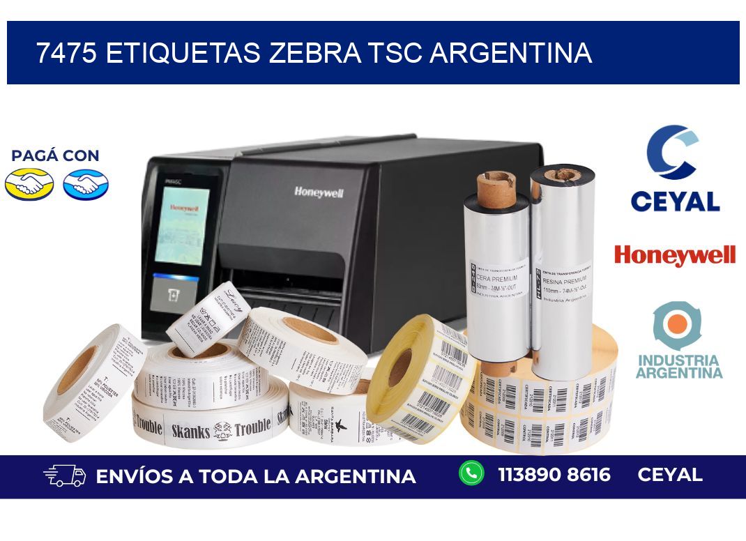 7475 etiquetas zebra tsc argentina