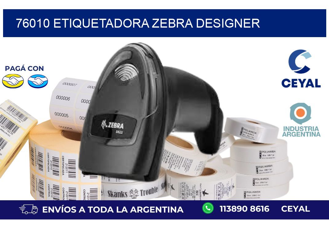 76010 ETIQUETADORA ZEBRA DESIGNER