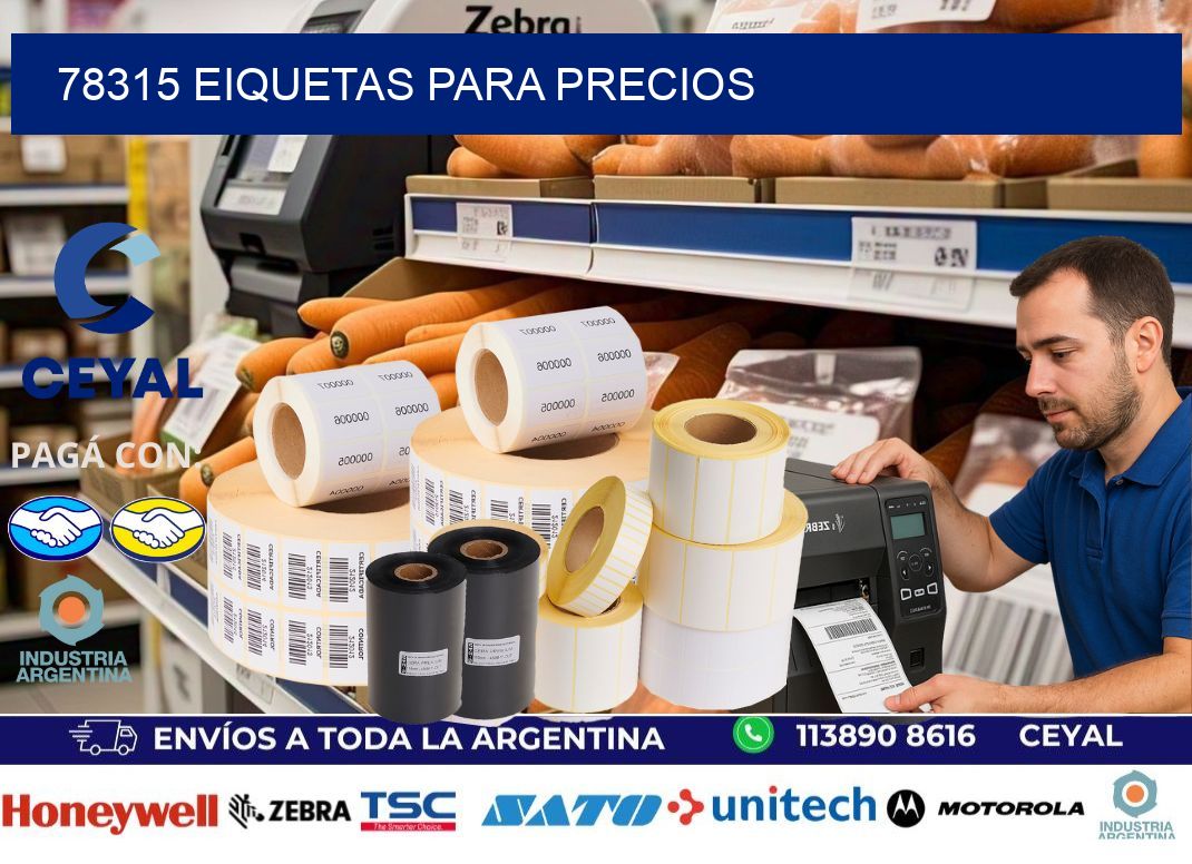 78315 EIQUETAS PARA PRECIOS