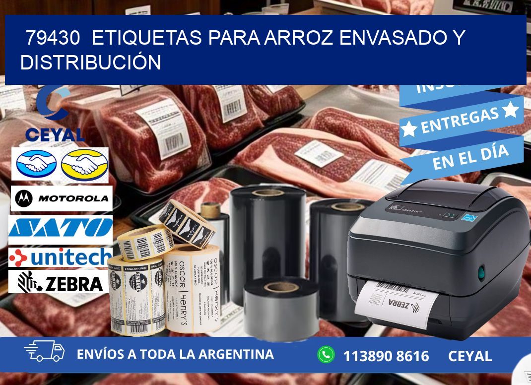 79430  ETIQUETAS PARA ARROZ ENVASADO Y DISTRIBUCIÓN