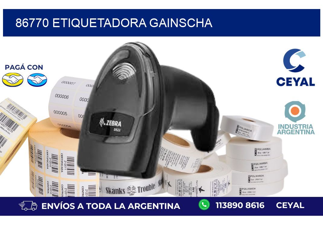 86770 ETIQUETADORA GAINSCHA