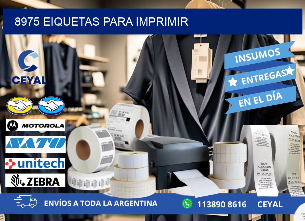 8975 EIQUETAS PARA IMPRIMIR
