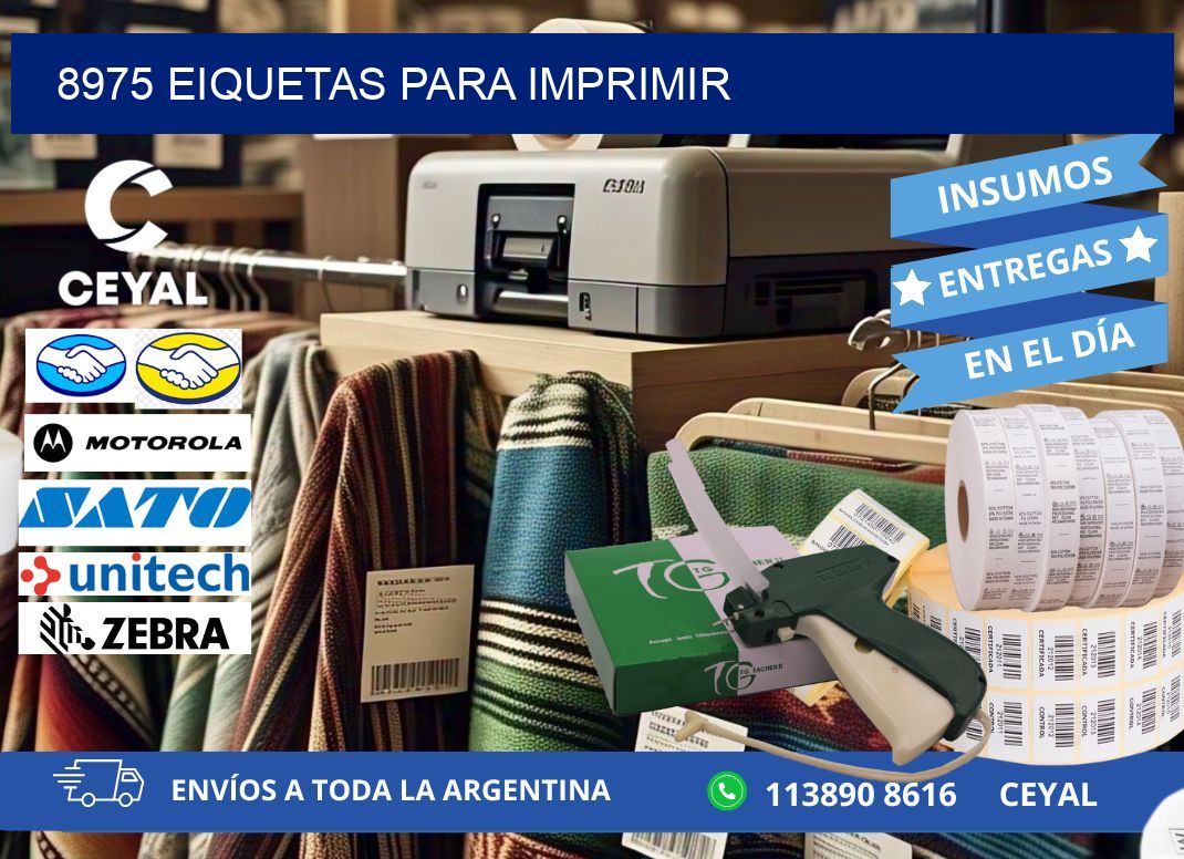 8975 EIQUETAS PARA IMPRIMIR