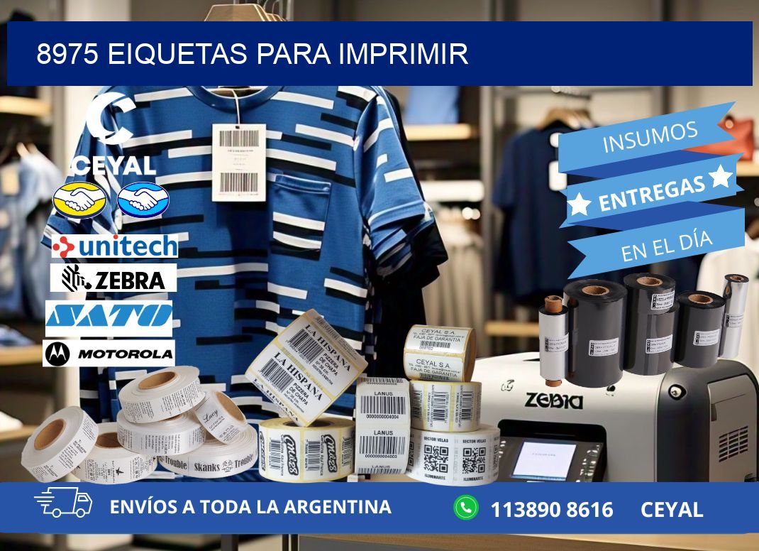 8975 EIQUETAS PARA IMPRIMIR