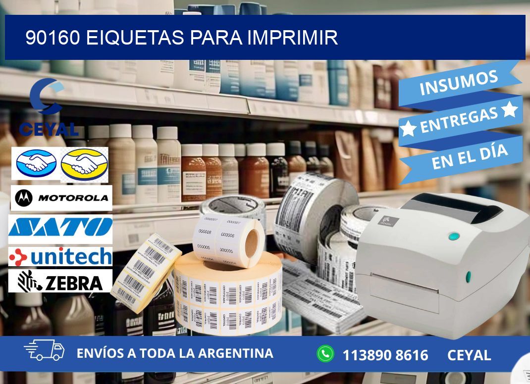 90160 EIQUETAS PARA IMPRIMIR