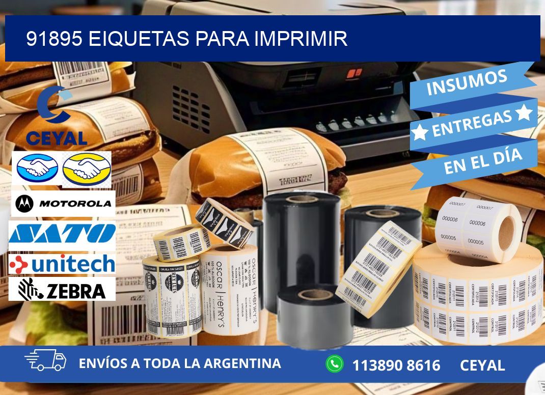 91895 EIQUETAS PARA IMPRIMIR