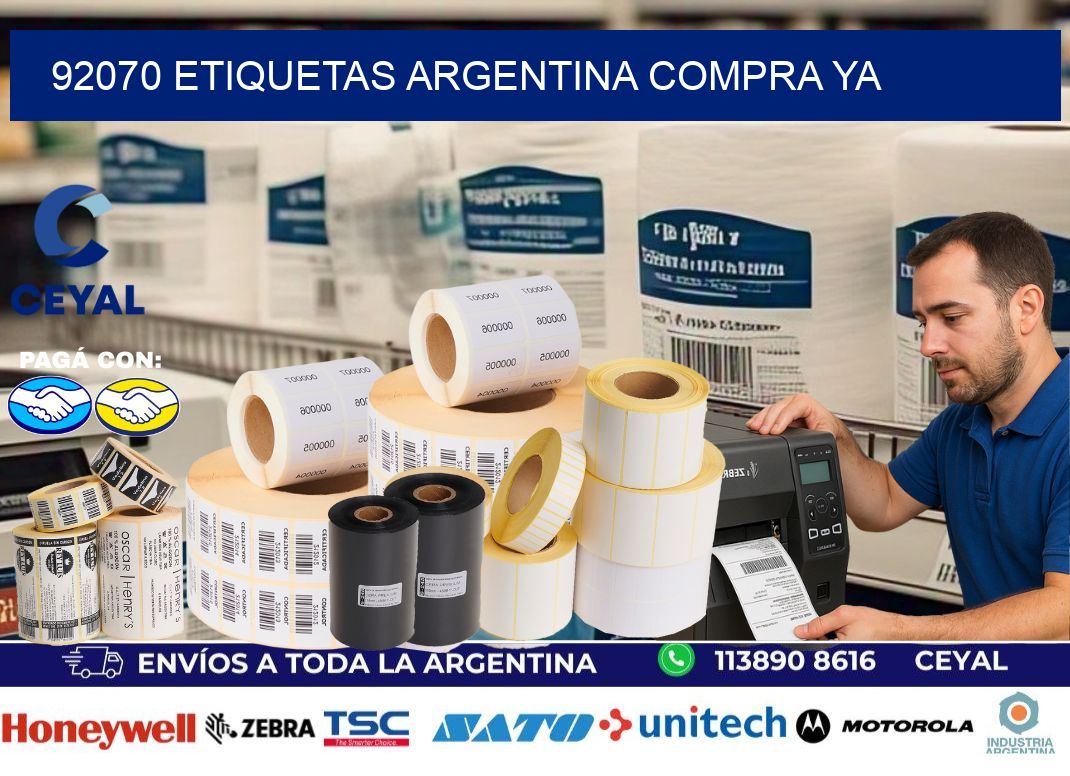 92070 etiquetas argentina COMPRA YA