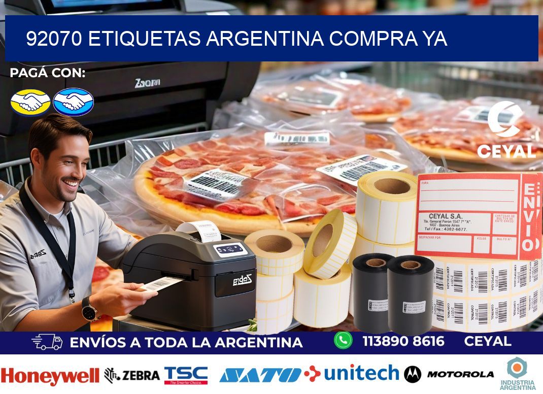 92070 etiquetas argentina COMPRA YA