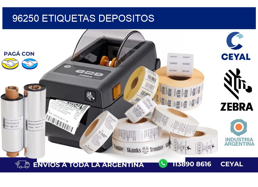 96250 ETIQUETAS DEPOSITOS