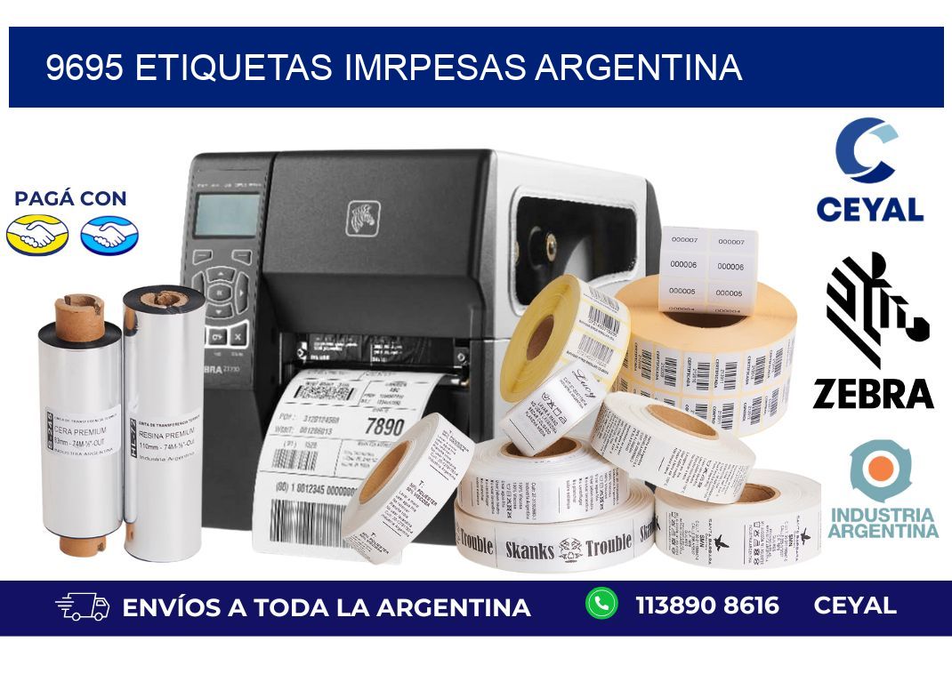 9695 etiquetas imrpesas argentina