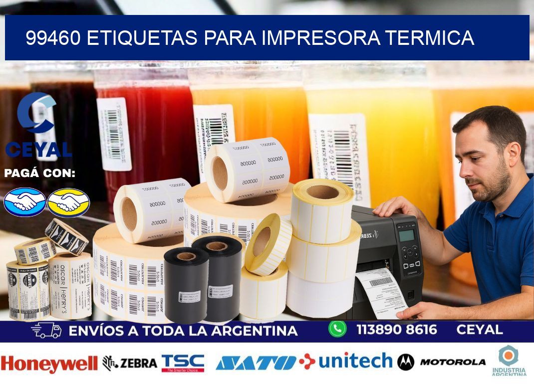 99460 ETIQUETAS PARA IMPRESORA TERMICA