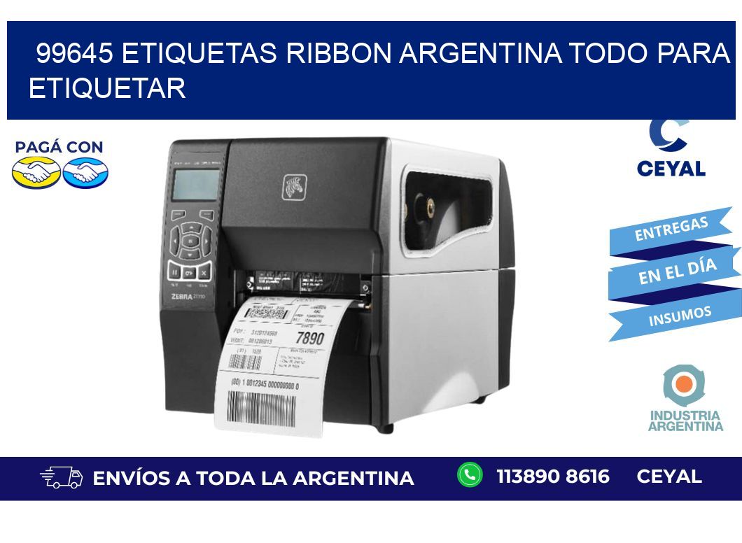 99645 etiquetas ribbon argentina TODO PARA ETIQUETAR