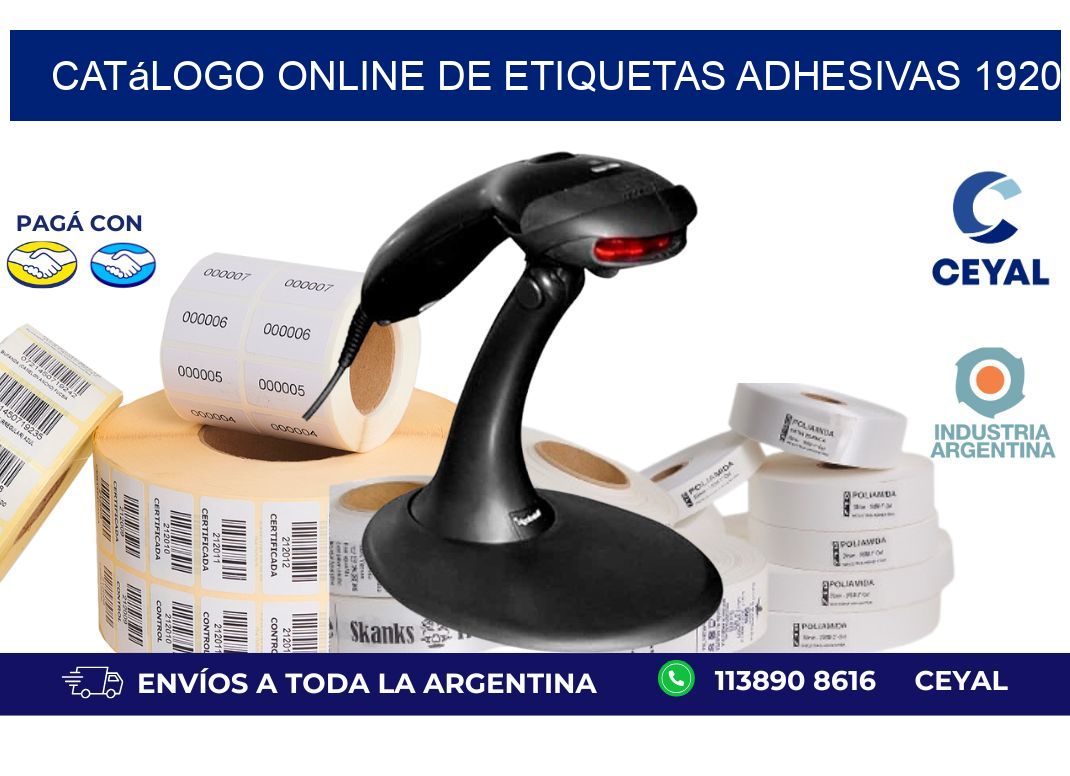 Catálogo Online de Etiquetas Adhesivas 1920