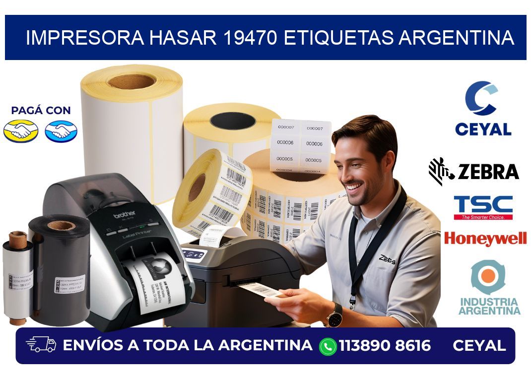 Impresora hasar 19470 etiquetas argentina