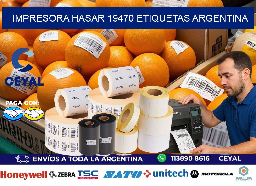 Impresora hasar 19470 etiquetas argentina