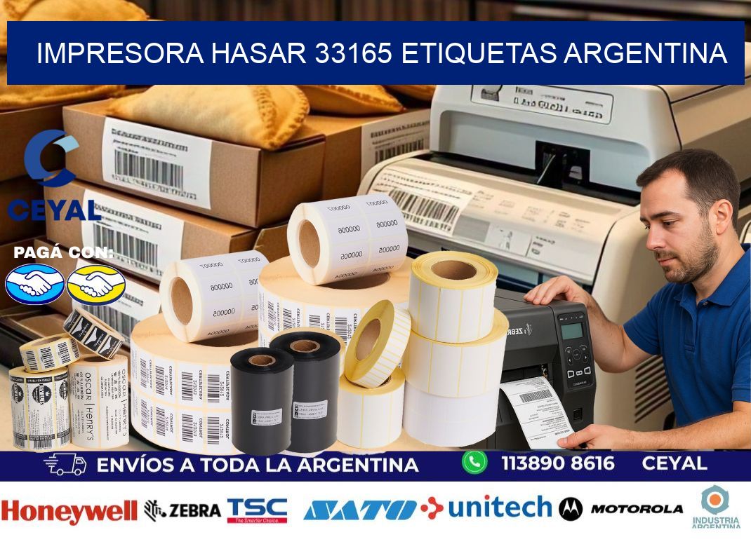 Impresora hasar 33165 etiquetas argentina