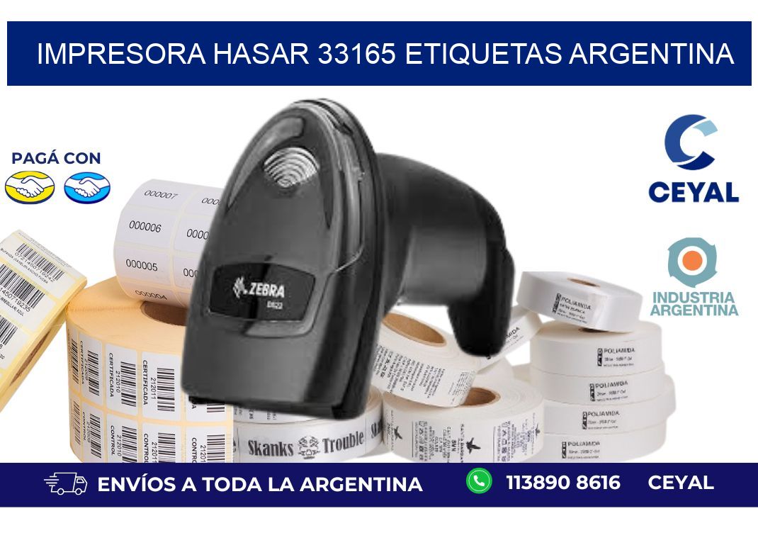 Impresora hasar 33165 etiquetas argentina