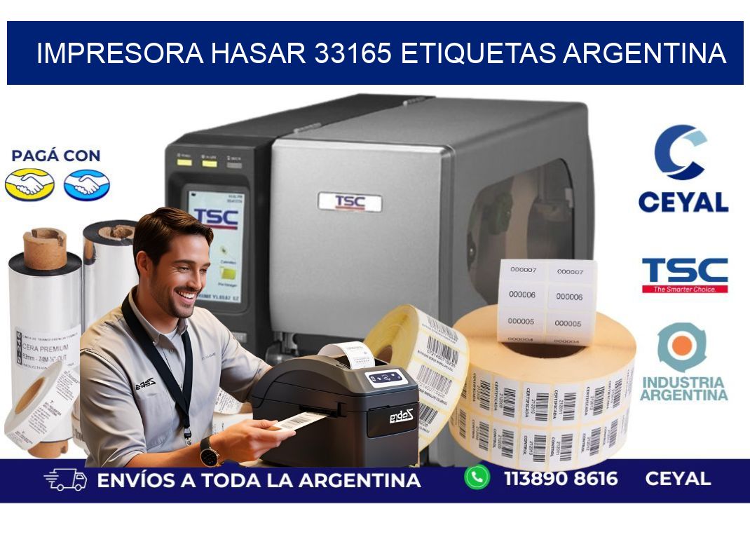 Impresora hasar 33165 etiquetas argentina